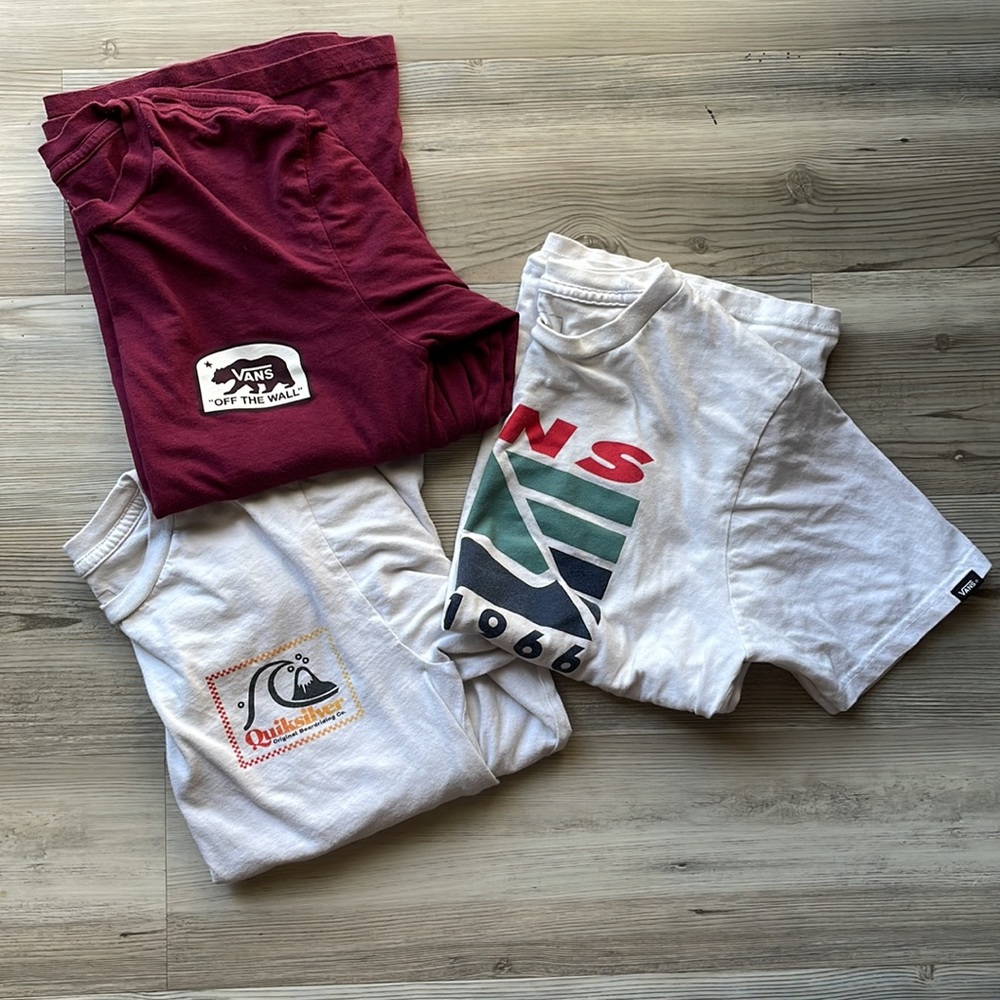 Lot of 3 Boys Skate Shirts